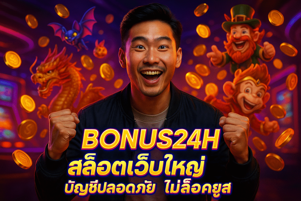 BONUS24H สล็อตเว็บใหญ่ บัญชีปลอดภัย ไม่ล็อคยูส