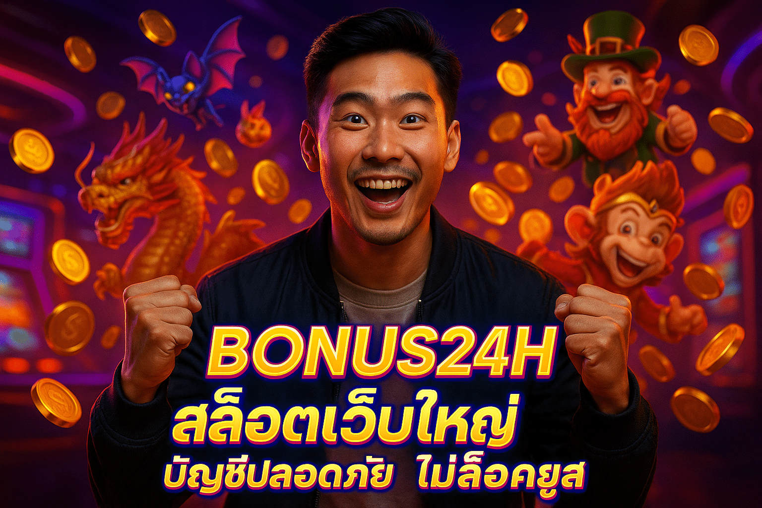 BONUS24H สล็อตเว็บใหญ่ บัญชีปลอดภัย ไม่ล็อคยูส
