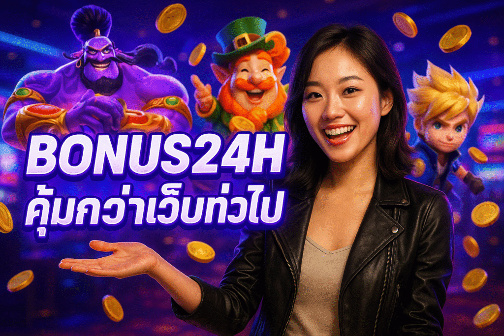 BONUS24H คุ้มกว่าเว็บทั่วไป
